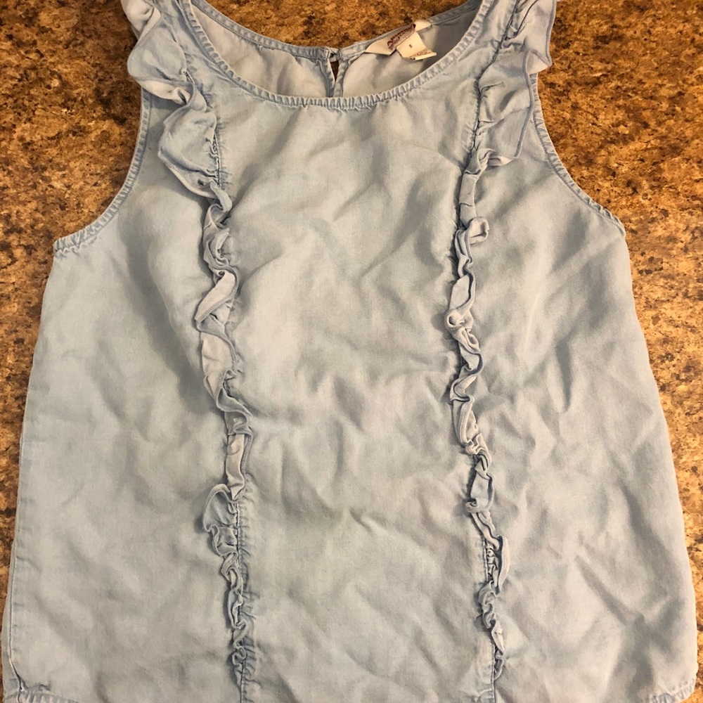 Sleeveless Denim Shirt